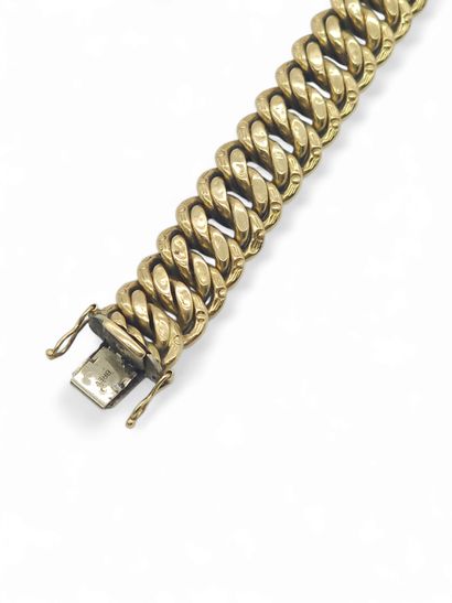 FRENCH WORK 
BRACELET, American knit in 750°...