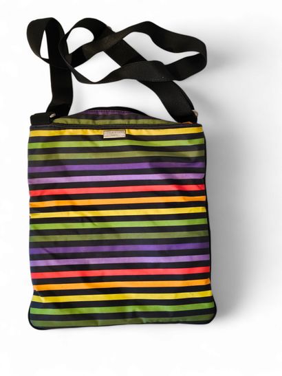 SONIA RYKIEL
Shoulder bag in printed canvas,...
