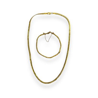 ITALIAN WORK
Snake chain necklace in 750°...