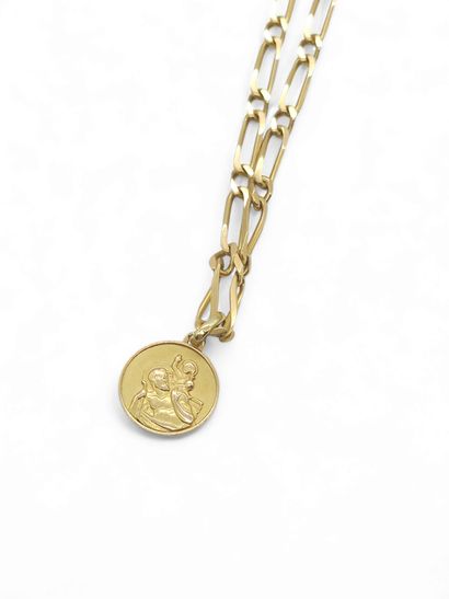 French WORK Xxeme siecle 
750° yellow gold...