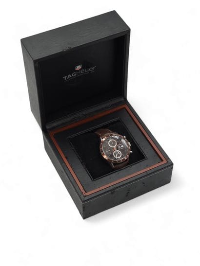 TAG HEUER Carrera 
Steel wristwatch, round...