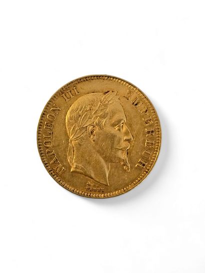PIECE 100 francs or Napoléon 1869/A
Weight...