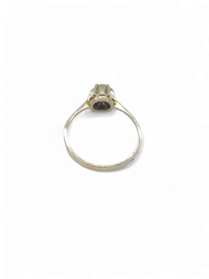 French WORK Xxeme siecle 
RING in 750° white...
