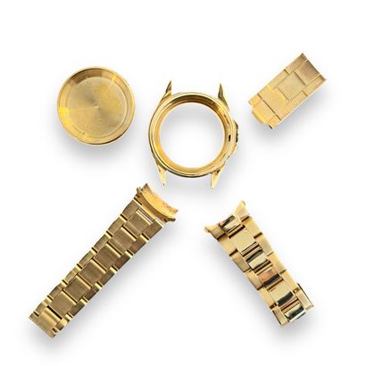LOT OF 750° GOLD including : 
Watch scrap...