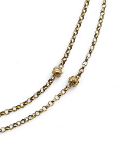 DOUBLE RING SAUTOR in 750° yellow gold
Metal...