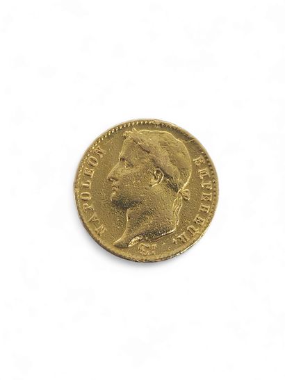 PIECE de 20 francs Napoléon or 1815/A
Weight...