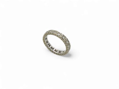 French WORK 
ALLIANCE in 750° white gold...