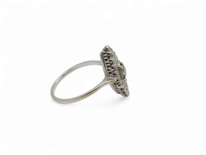 French WORK Xxeme siecle
750° white gold...