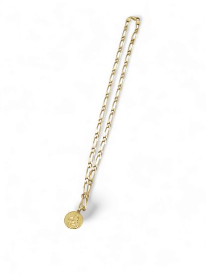 French WORK Xxeme siecle 
750° yellow gold...
