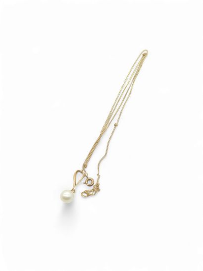 MODERN FRENCH WORK
750° yellow gold CHAIN...