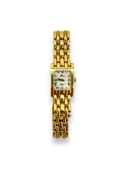 LOTUS 
Ladies' wristwatch in 750° yellow...