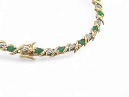 FRENCH WORK, 20th century
HALF-PARACLE in...