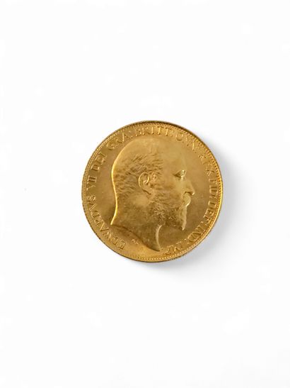 DOUBLE SUDVERAIN Edouard VII gold 1902
Weight...