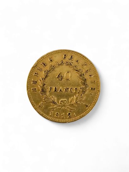 PIECE 40 francs Napoléon or 1812/A
Weight...
