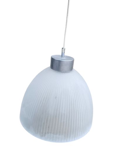 Ensemble de cinq luminaires en verre