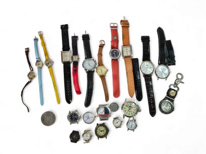 LOT de montres comprenant notamment :
LIP
YOUNGER…
FESTINA
SEIKO...