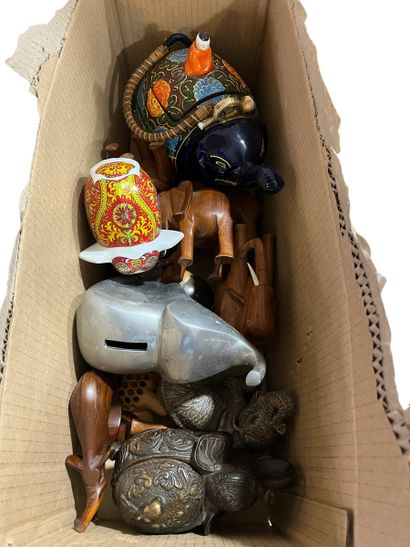 Importante collection d'elephant en differentes...