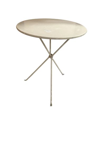 Petite table d'appoint en metal