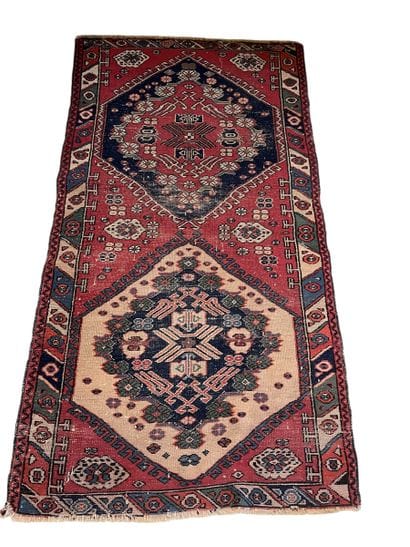 Iran
Deux tapis de priere à décor géometrique...