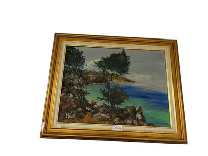 Mickael 
bord de mer en provence
Huile sur...