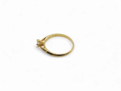 TRAVAIL Français 
BAGUE en or jaune 750°...