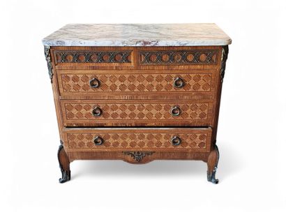 COMMODE de style restauration en bois de...
