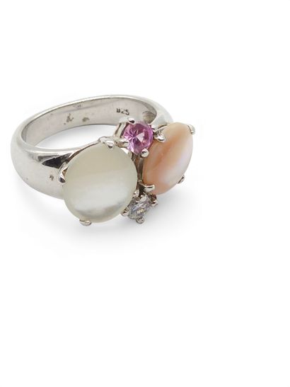 TED LAPIDUS
Bague en argent 925° ornée de...