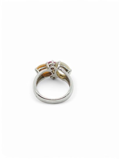 TED LAPIDUS
Bague en argent 925° ornée de...
