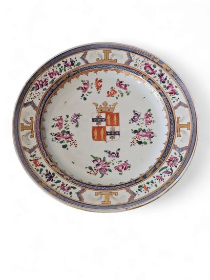 SAMSON XIXème siècle 
Assiette en porcelaine...