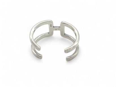 HERMES 
BRACELET H en argent 925
Poids :...