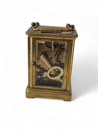 TRAVAIL FRANCAIS XIXème siècle 
Pendule d'officier...
