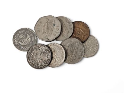 LOT de pièces en argent et cupronickel
comprenant...