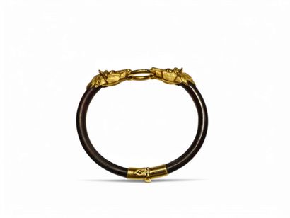 GAY frères
Bracelet à deux têtes de cheval...