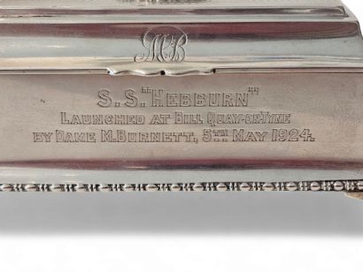 WALTER HALL SHEFFIELD
Coffret anglais rectangulaire...