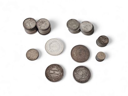 VINGT PIECES DE 5 FRANCS 
1960/5 1961/2 1962/4...