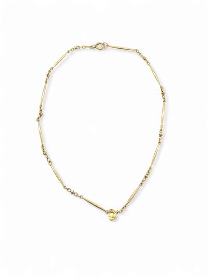 CHAINE de suspension en or jaune 750° 
Poids...