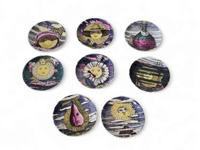PIERO FORNASETTI (1913-1988)
Série de huit...
