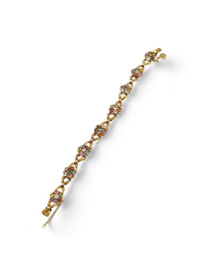 TRAVAIL ETRANGER
Bracelet en or jaune 750°...