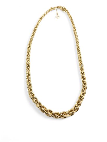 CHAINE maille palmier en or jaune 750°
Un...