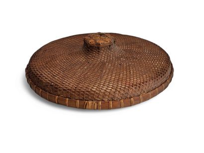 ASIAN WORK XIXth century
Woven bamboo hat
Diam:...
