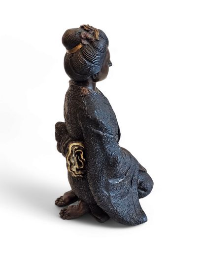 JAPON XXI ème siècle
Sculpture en bronze...