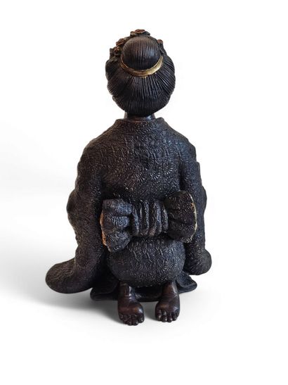 JAPON XXI ème siècle
Sculpture en bronze...