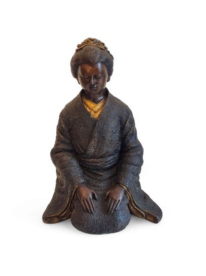 JAPON XXI ème siècle
Sculpture en bronze...
