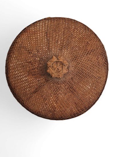 ASIAN WORK XIXth century
Woven bamboo hat
Diam:...