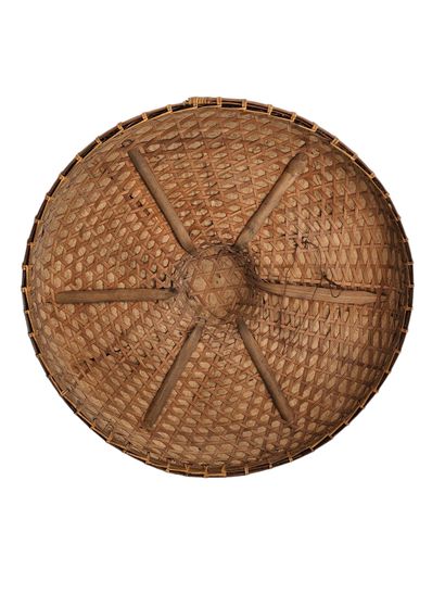 ASIAN WORK XIXth century
Woven bamboo hat
Diam:...