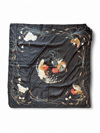 SOUTH-EAST ASIAN WORK
Color silk embroidery...