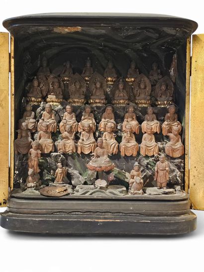 JAPON - Epoque EDO (1603 - 1868), XIXe siècle
Autel...