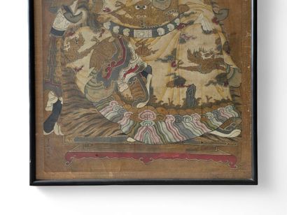CHINA - 19th century
Ink and colors on paper,...