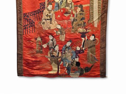 CHINA - Late 19th century
Vertical orange...