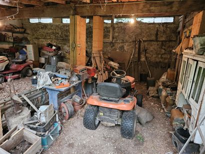Tool set, hoist, ladder, anvil, furniture,...
